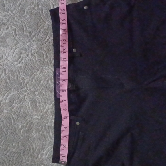 Gloria Vanderbilt Amanda Sz 12 black Missy Average Jeans Hight Rise Straight Leg - Picture 5 of 12